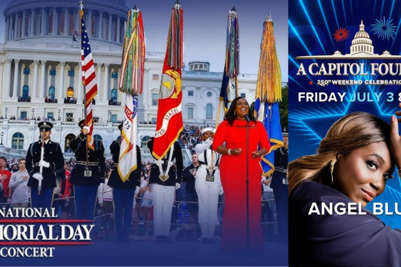 Angel Blue Honors America’s Service Members With Patriotic Performance at ‘A Capitol Fourth’