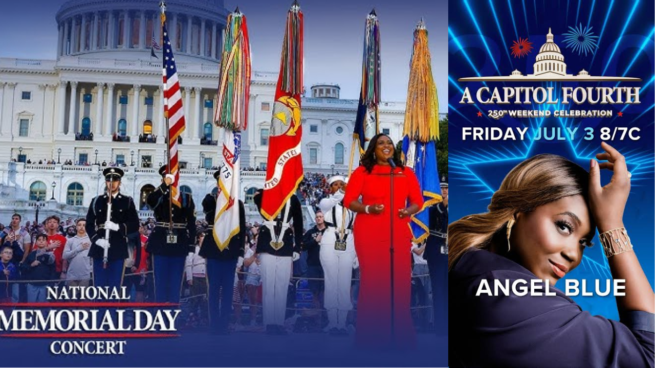 Angel Blue Honors America’s Service Members With Patriotic Performance at ‘A Capitol Fourth’