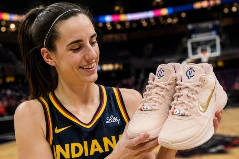 Caitlin Clark Shares Taylor Swift-Inspired Nike Shoes in New Friendship Bracelet Tribute