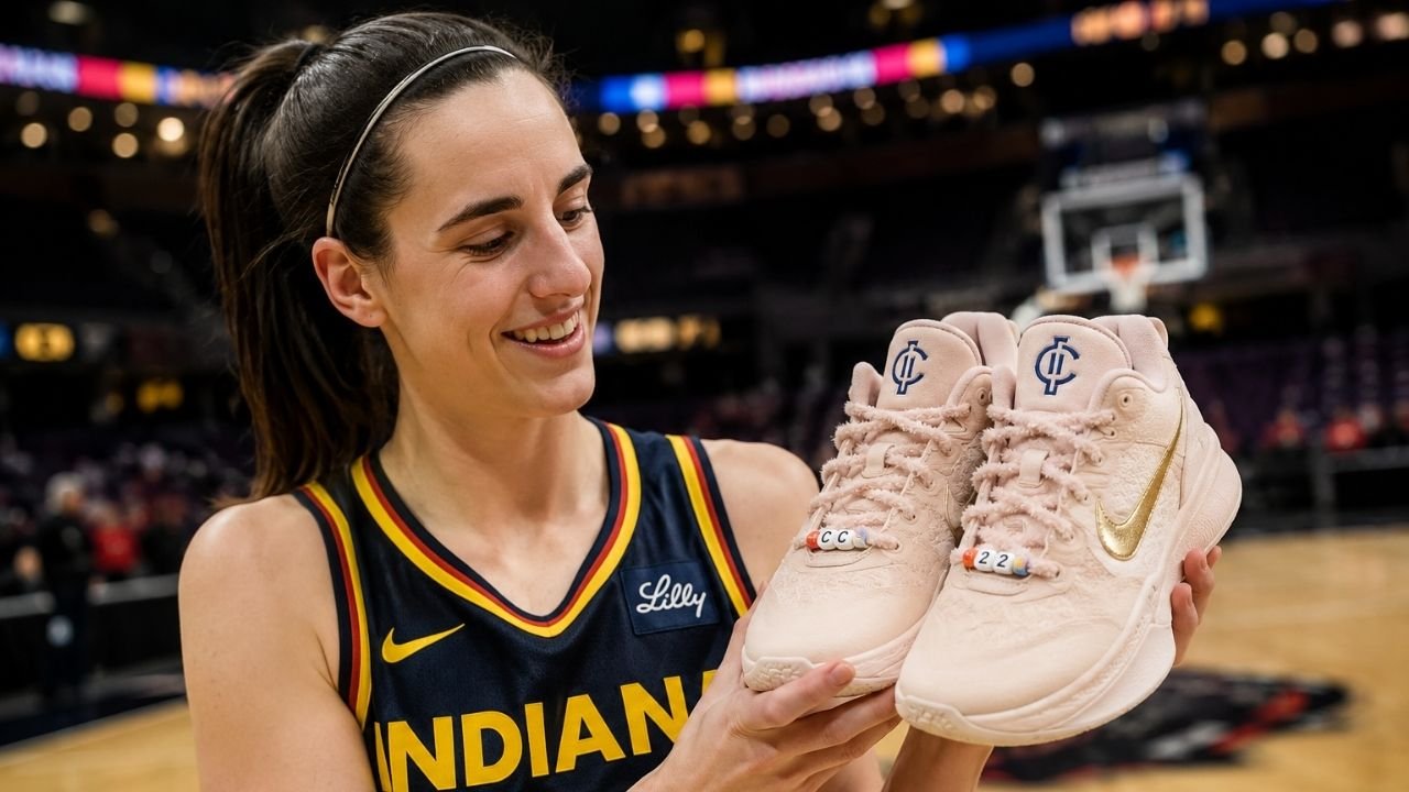 Caitlin Clark Shares Taylor Swift-Inspired Nike Shoes in New Friendship Bracelet Tribute